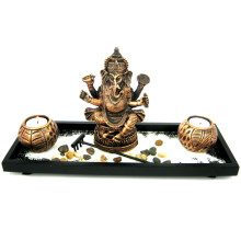 325-1 Садик Дзен Ганеш, 36х13см, дерево, искусственный камень 325-1 Садик Дзен Ганеш, 36х13см, дерево, искусственный камень