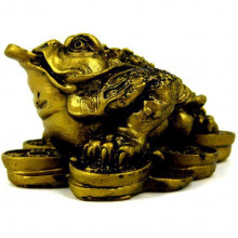 Жаба богатства фигурка 6,5х5х3,5см полистоун Жаба богатства фигурка 6,5х5х3,5см полистоун