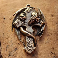 BV07-05 Дракон на кресте 27*6*42мм (Хранитель) (СП 005)