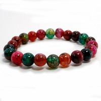 Браслет из камня МИКС камень оберег 8мм