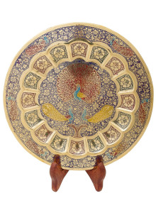 Панно декоративное "Павлин" 10"  Пн1525/2 эмаль с