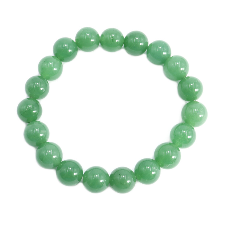 Браслет из камня Нефрит привлекает энергию изобилия и счастья 8mm