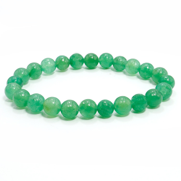 Браслет из камня Нефрит привлекает энергию изобилия и счастья 8mm