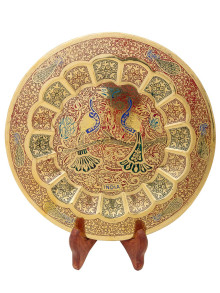 Панно декоративное "Павлин" 10"  Пн1525/3 эмаль к