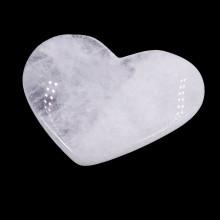 Скребок из камня Розовый кварц для лица и массажа Гуаша