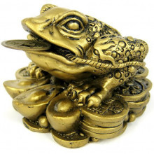 Жаба богатства фигурка 10х8х7см полистоун Жаба богатства фигурка 10х8х7см полистоун