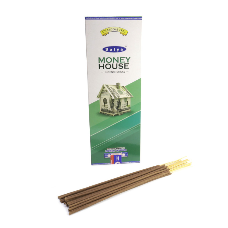 Благовония Satya Hexa Money House Денежный Дом аромапалочки уп-6шт