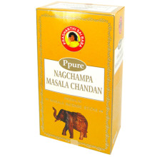 PPURE прямоуг. благовония Masala Chandan Масала Чандан 15 гр. блок 12шт.