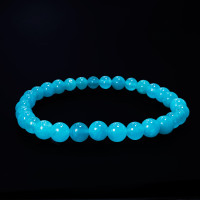 Браслет каменный  Аквамарин помогает вносить ясность в дела отношения противостоять лжи