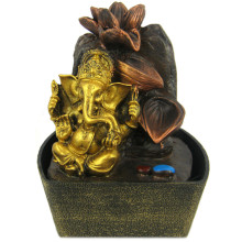 5-62 Фонтан Ганеш 21см полистоун