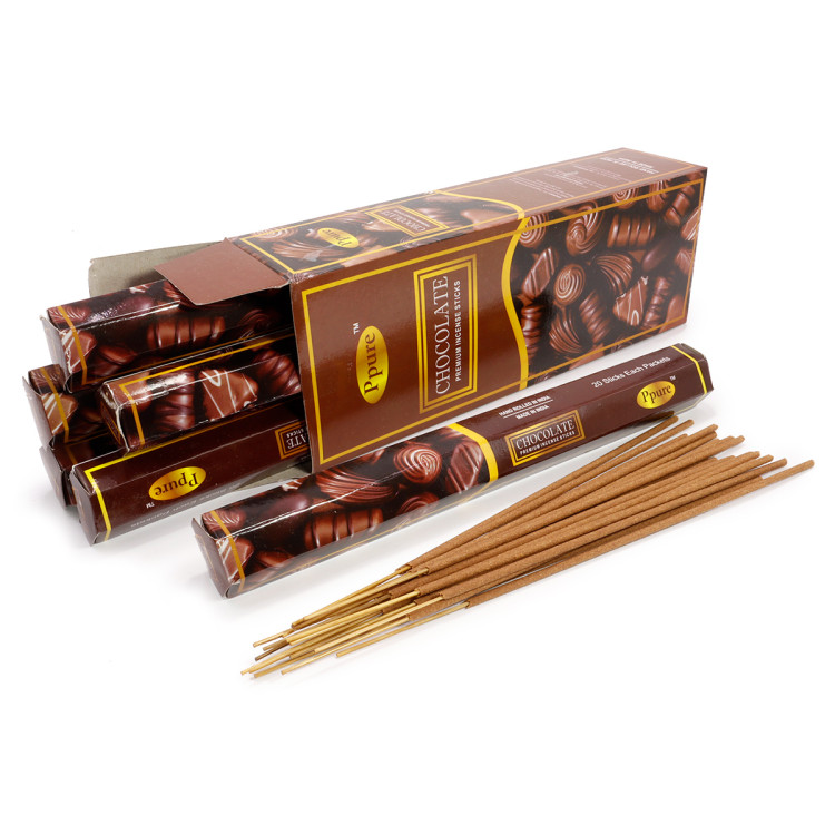 Благовония Ppure CHOCOLATE Hexa аромапалочки уп-6 шт