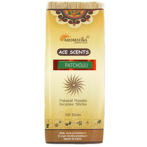 Aromatika Ace Scent Masala благовония Patchouli ПАЧУЛИ,  палочек в уп