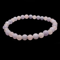 Браслет каменный  Розовый кварц и аквамарин - помогут разбудить остывшие чувства