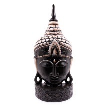 Маска настольная Голова Будда дерево Суар 50см Маска настольная Голова Будда дерево Суар 50см