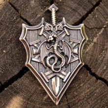 BV07-17 Щит Дракона с мечом 29*6*43мм (СП ) BV07-17 Щит Дракона с мечом 29*6*43мм (СП )