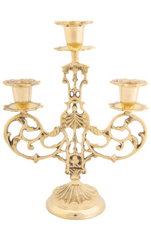 Подсвечник на 3  свечи П2424/1(полиш)