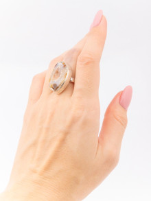 Украшение Кольцо с натуральным