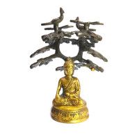 Будда дарующий просветление под деревом Бодхисатва в роще Урувеллау h-15см L-12см 594гр