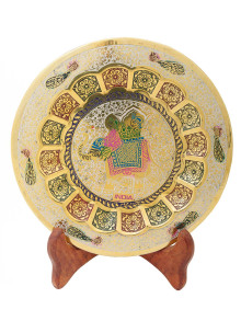 Панно декоративное "Слон" 8"  Пн1527/1 эмаль бела