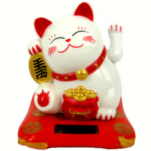 L11 Манеки Неко фигурка на солн.батарее 6х5 см, пластик L11 Манеки Неко фигурка на солн.батарее 6х5 см, пластик