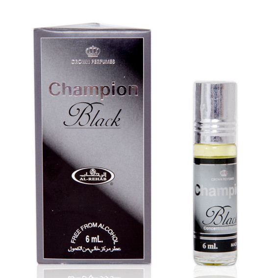 G11-0 Арабские масляные духи Чёрный цвет чемпионов (Champion Black), 6 мл