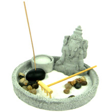 325-9 Садик Дзен Ганешь, 18см, искусственный камень 325-9 Садик Дзен Ганешь, 18см, искусственный камень