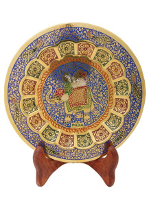 Панно декоративное "Слон" 8"  Пн1527/2 эмаль синя