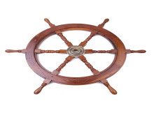 Панно "Штурвал" 30" (дерево) Панно "Штурвал" 30" (дерево)
