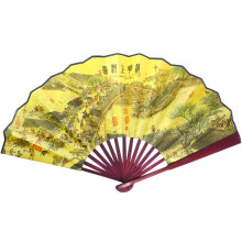 Z344-03 Опахало интерьерное 58х32см бумага, дерево