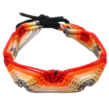 B03-55 Фенечка (браслет) 10мм, текстиль