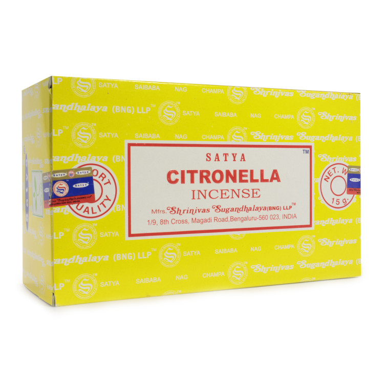Благовония Satya B  Citronella Цитронелла 15gm уп-12шт