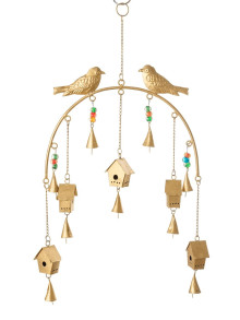 Колокольчик подвесной "Птички в скворечнике"  Кл1