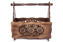 Подставка под газеты  (дерево)  Мб160