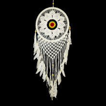 Ловушка снов Волшебный цветок символизирует мир, гармонию и чистоту отношений h-92см d-32см