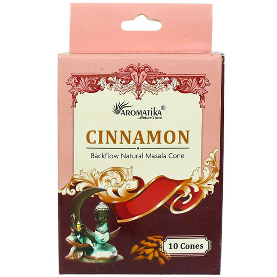 Aromatika Благовония "пуля" Cinnamon КОРИЦА ("стелющийся дым") масала