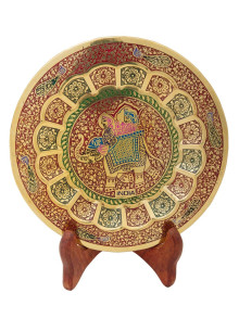 Панно декоративное "Слон" 8"  Пн1527/3 эмаль крас