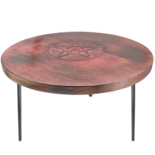 ALT02 Алтарный столик с Пентаграммой 27х35х35см, дерево