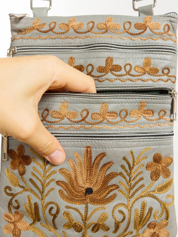 Сумка натуральная кожа через плечо  1114/6