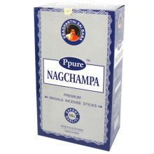 PPURE прямоуг. благовония Nagchampa Blue Sliver Наг Чампа 15 гр. блок 12шт.