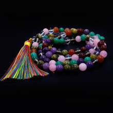 Четки MIX - камени везения и удачи 108бус 8mm