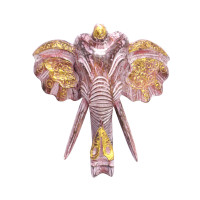 Сувенир из дерева Маска Голова Слона Албезия Антик 30см-30см