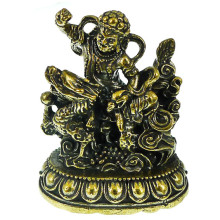 05-93 Cтатуэтка Бог богатства на драконе 50*40мм, бронза