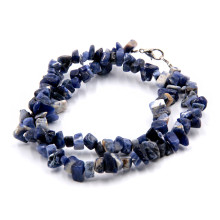 Бусы каменные Лазурит На удачу и успех Помогает бизнесменам