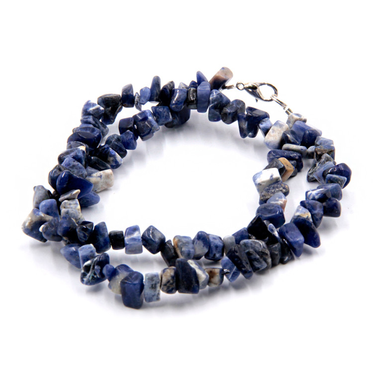 Бусы каменные Лазурит На удачу и успех Помогает бизнесменам
