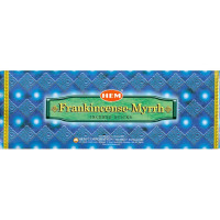 Благовония HEM, шестигранники, Frank Incense Myrrh ЛАДАН - МИРРА 