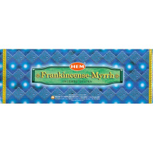 Благовония HEM, шестигранники, Frank Incense Myrrh ЛАДАН - МИРРА 