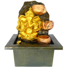 4-29 Фонтан Ганеша 20см полистоун