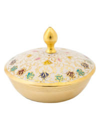 Шкатулка(10х10х8)  Кт3275/17/1 (эмаль белая)