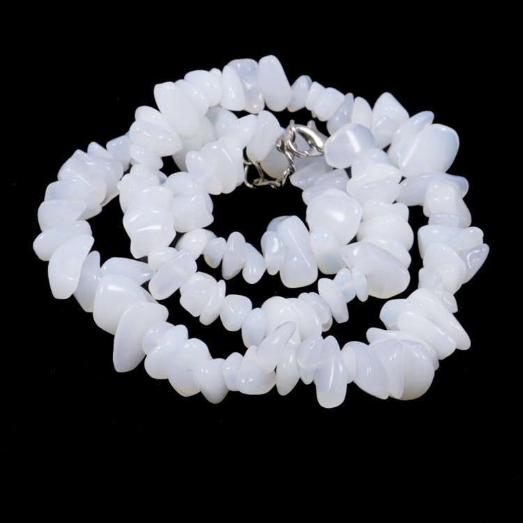 Бусы каменные Лунный камень для обретения чистой искренней любви и верности