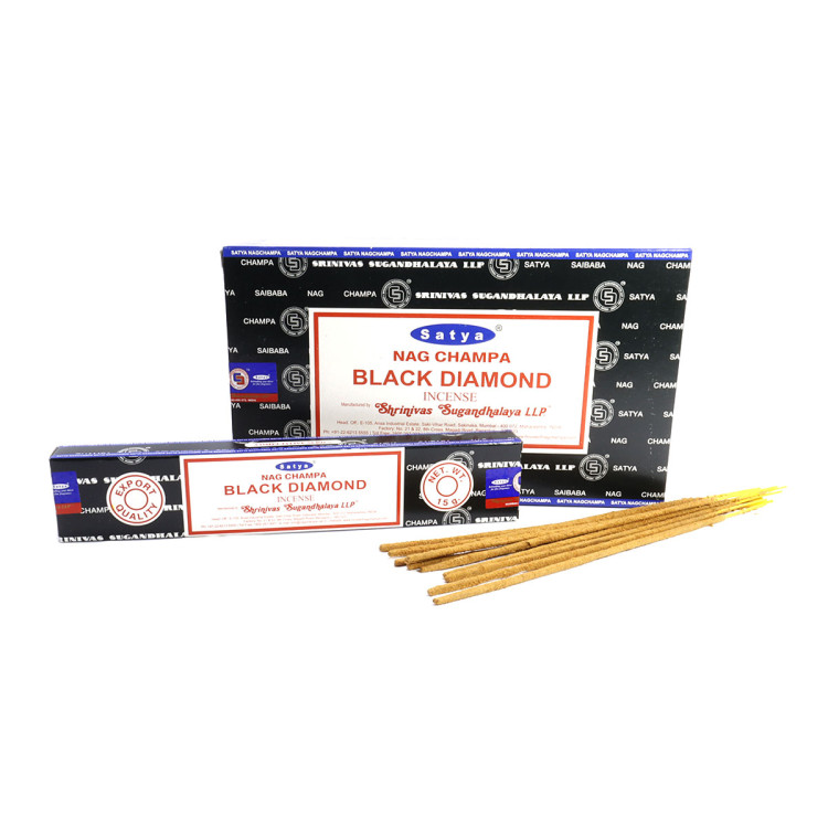 Благовония Satya M Black Diamond  Чёрный Бриллиант 15gm уп-12шт